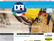 Tablet Screenshot of dpieservizi.com